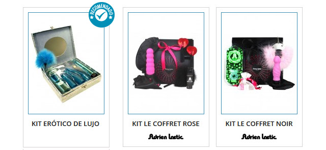 Kit juguetes eróticos