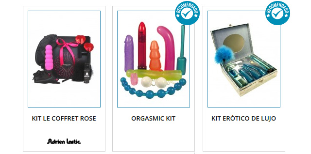 Kits de juguetes eróticos