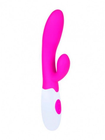 CONEJITO RAMPANTE ROSA Y BLANCO
