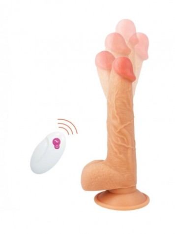 Vibrador realístico con control remoto cyber