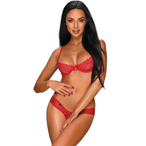 CONJUNT SOSTENIDOR I CULOTTE OBERT VERMELL